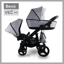 Slika za kategorijo Otroški vozički za dvojčke BEXA