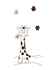 Slika Mia komoda, v javor barvi, z vzorcem žirafa in polica za previjanje, Slika 2