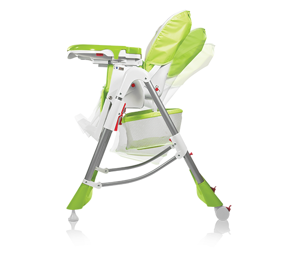Slika Baby Design stolček za hranjenje Bambi GREEN