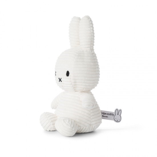 Slika Miffy zajček mehka igrača Corduroy 23 cm  - OFFWHITE