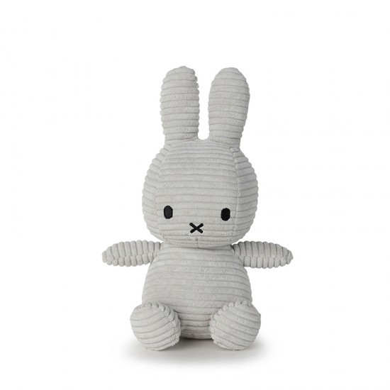 Slika Miffy zajček mehka igrača Corduroy 23 cm - SOFT GREY