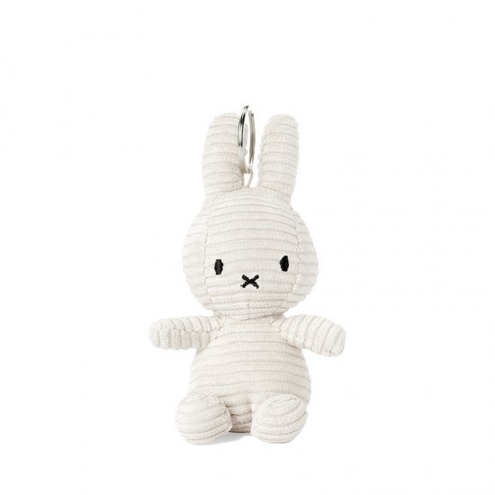 Slika Miffy zajček obesek za ključe Corduroy Offwhite