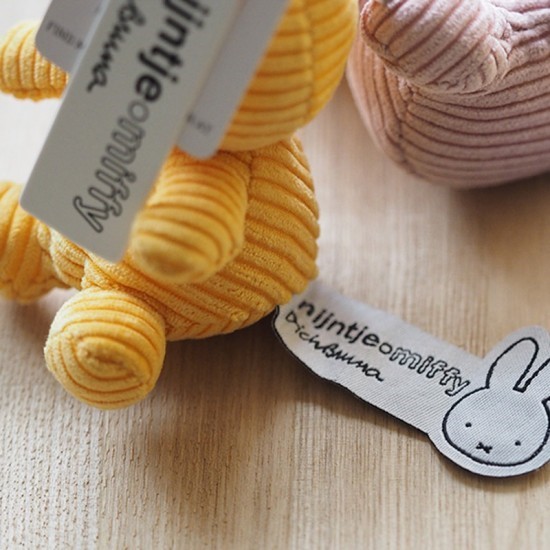 Slika Miffy zajček obesek za ključe Corduroy Yellow