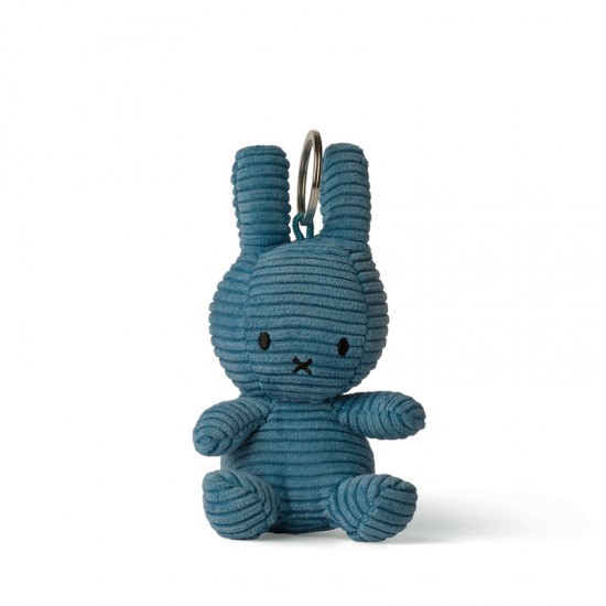 Slika Miffy zajček obesek za ključe Corduroy Aviator Blue