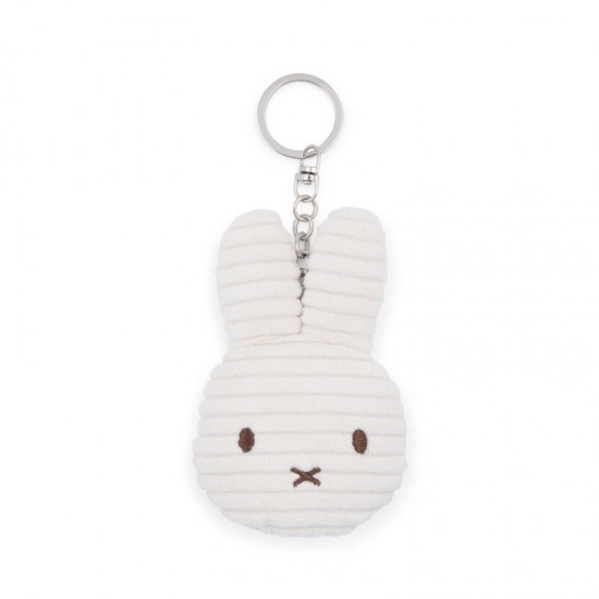 Slika Miffy zajček obesek za ključe ECO Corduroy Tiny Offwhite