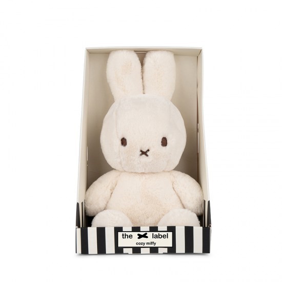 Slika Miffy zajček mehka igrača Cozy Cream - 23 cm - Giftbox