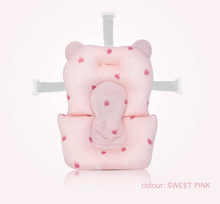 Slika Colibro SPACE zložljiva silikonska kad s termometrom SWEET PINK